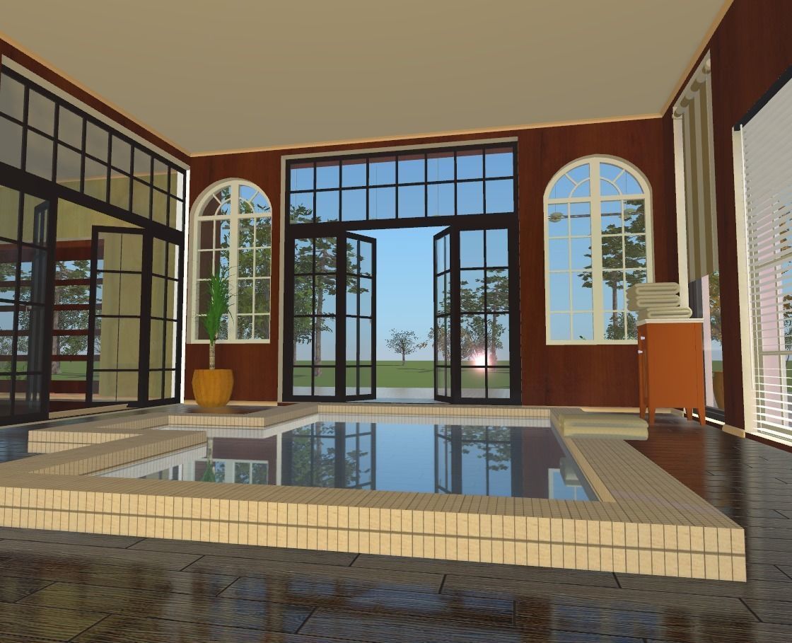 My house Model In montana Low-poly 3D model_14