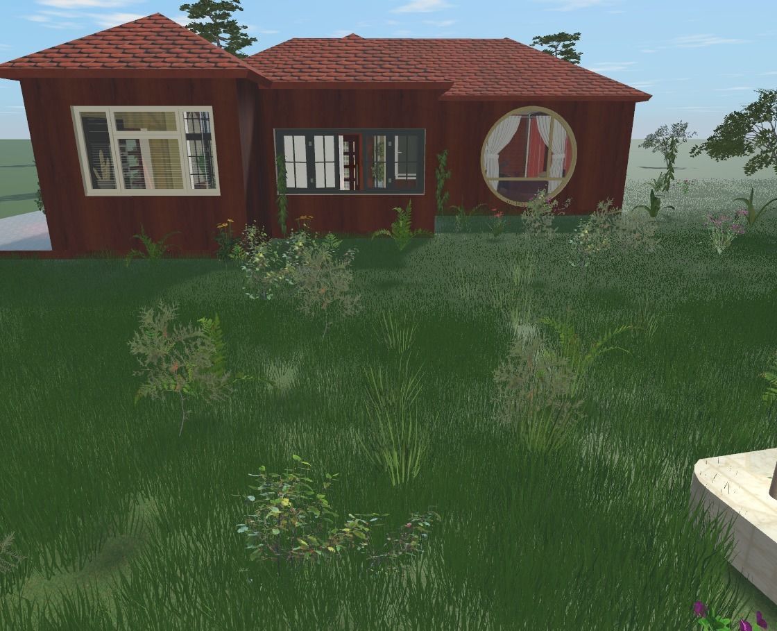 My house Model In montana Low-poly 3D model_73