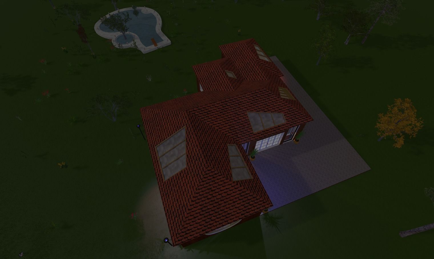 My house Model In montana Low-poly 3D model_76