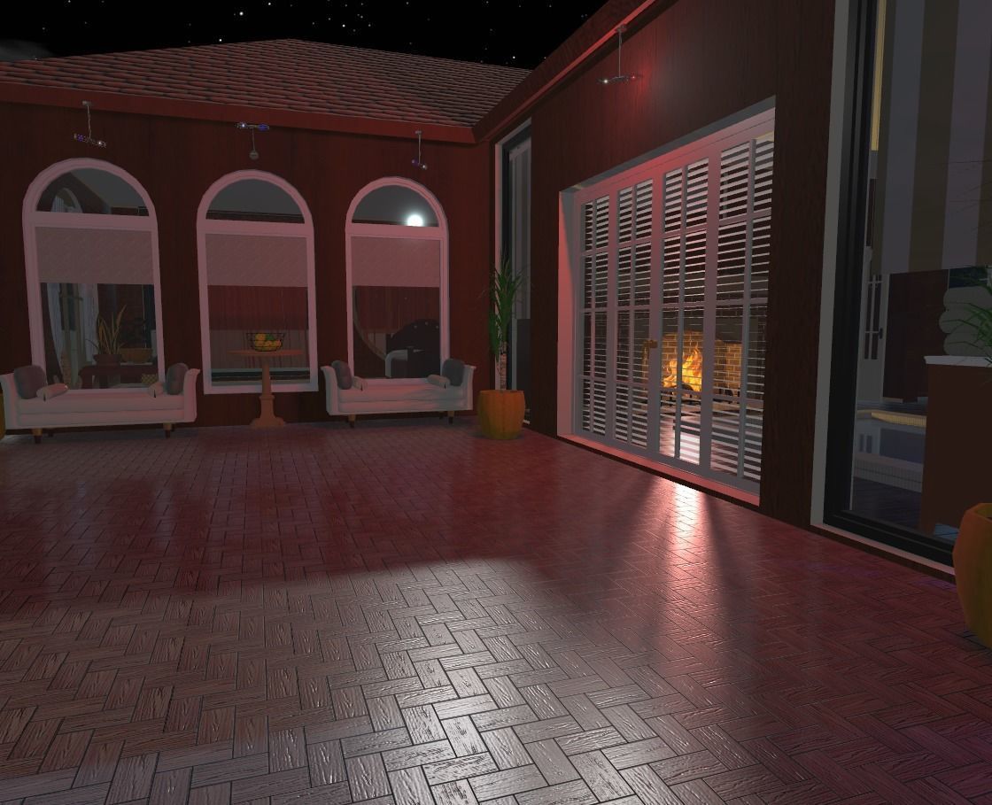 My house Model In montana Low-poly 3D model_28