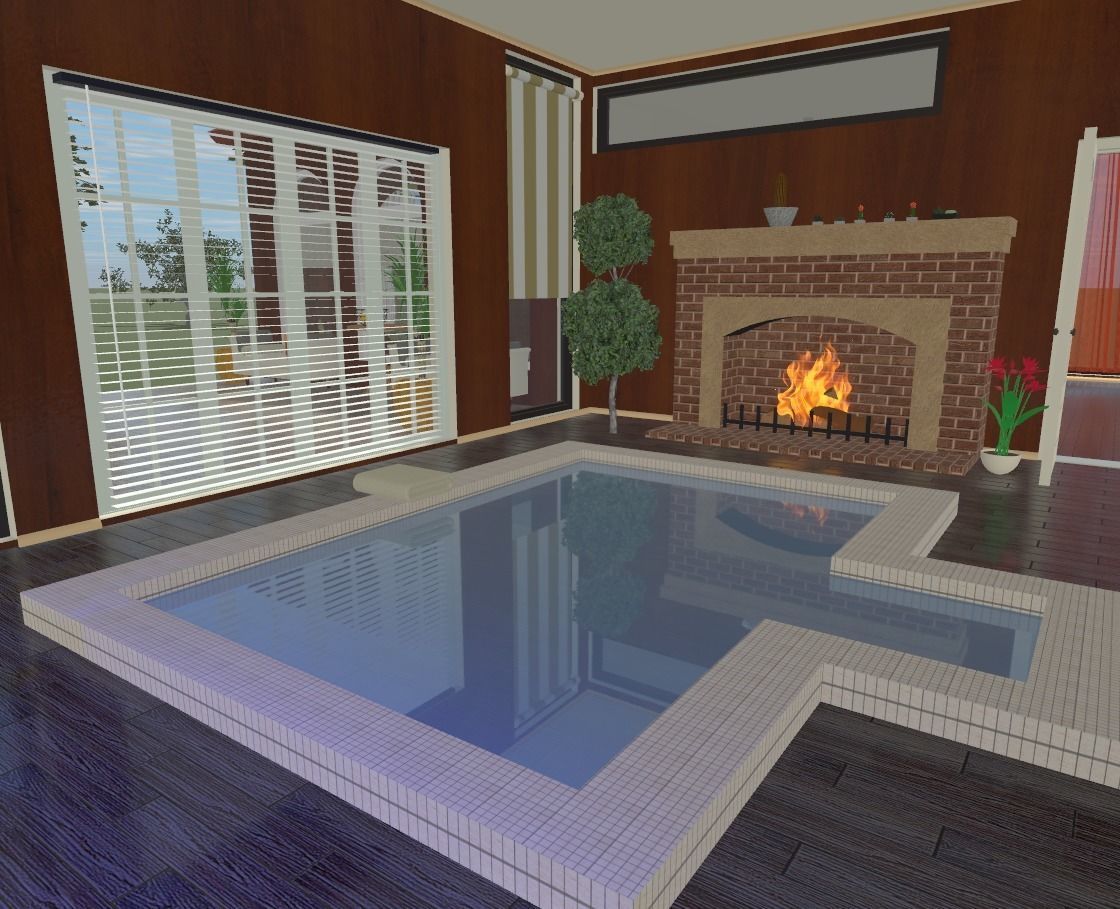 My house Model In montana Low-poly 3D model_24