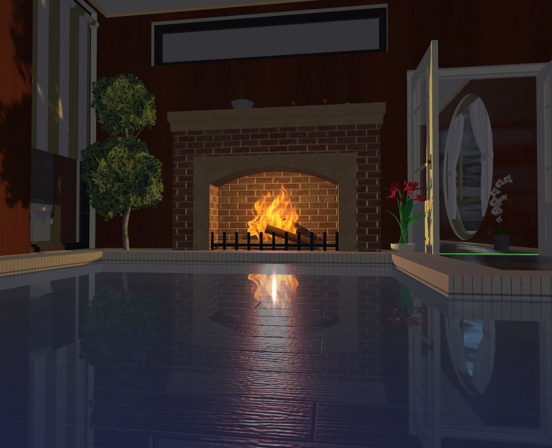 My house Model In montana Low-poly 3D model_20