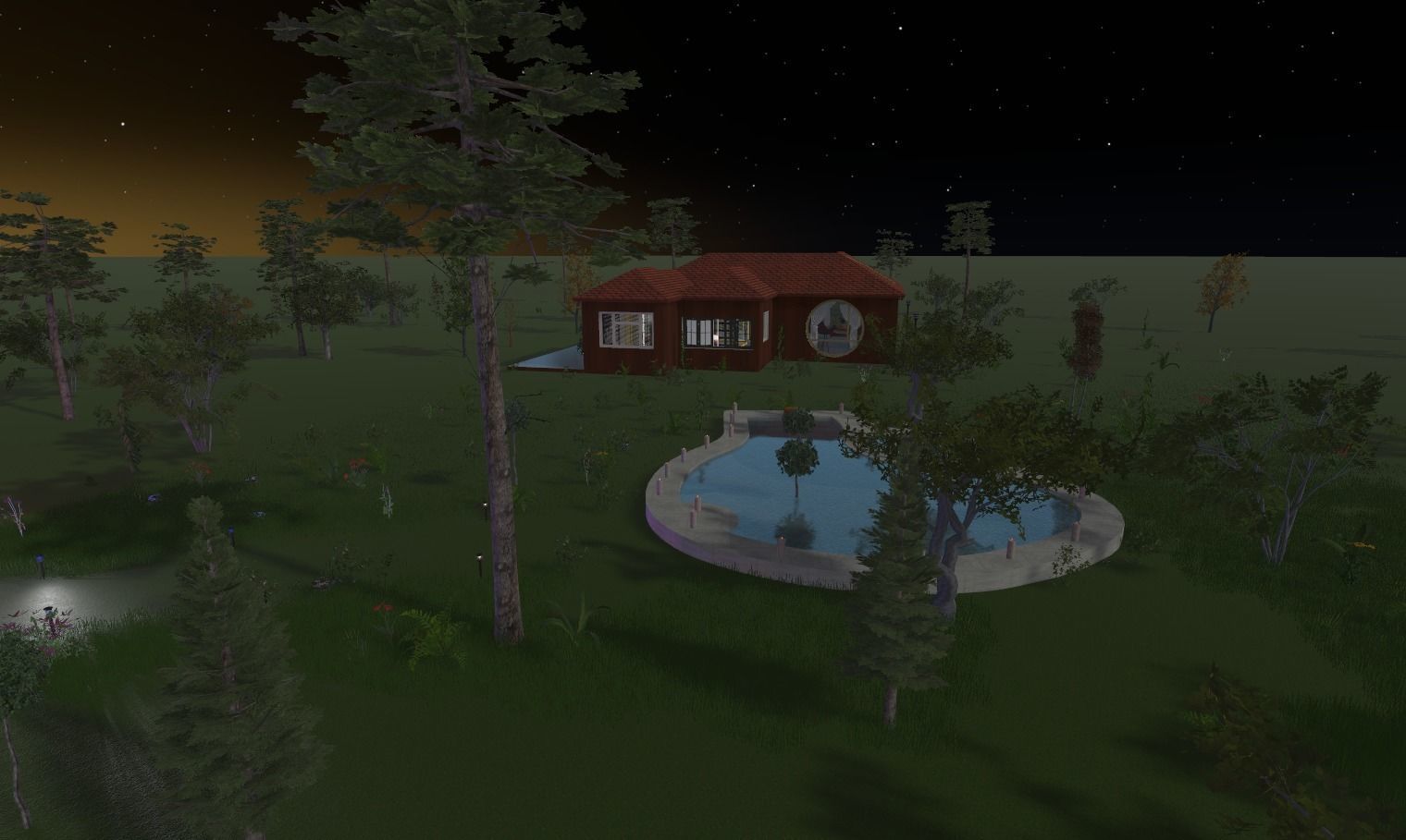 My house Model In montana Low-poly 3D model_63