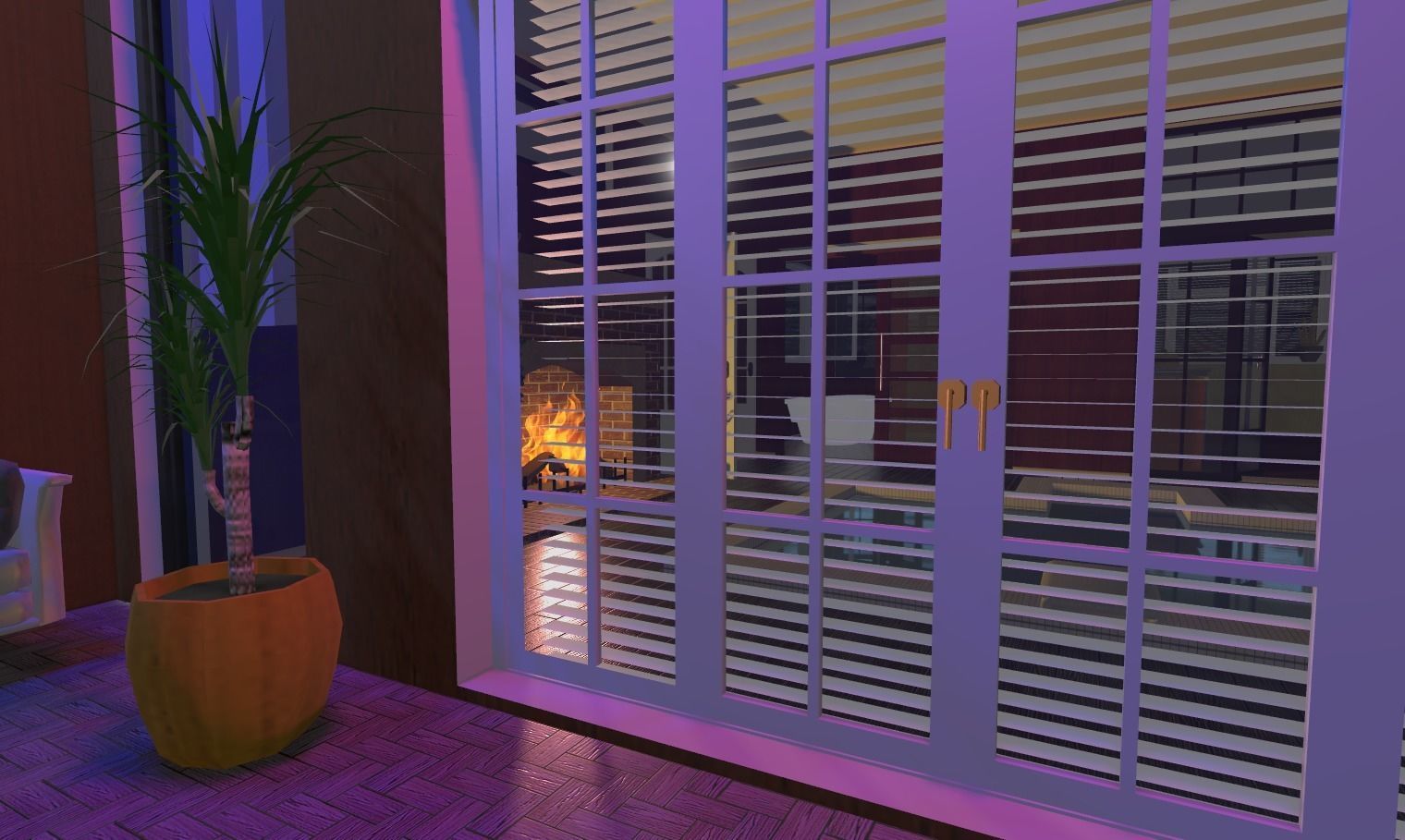 My house Model In montana Low-poly 3D model_27