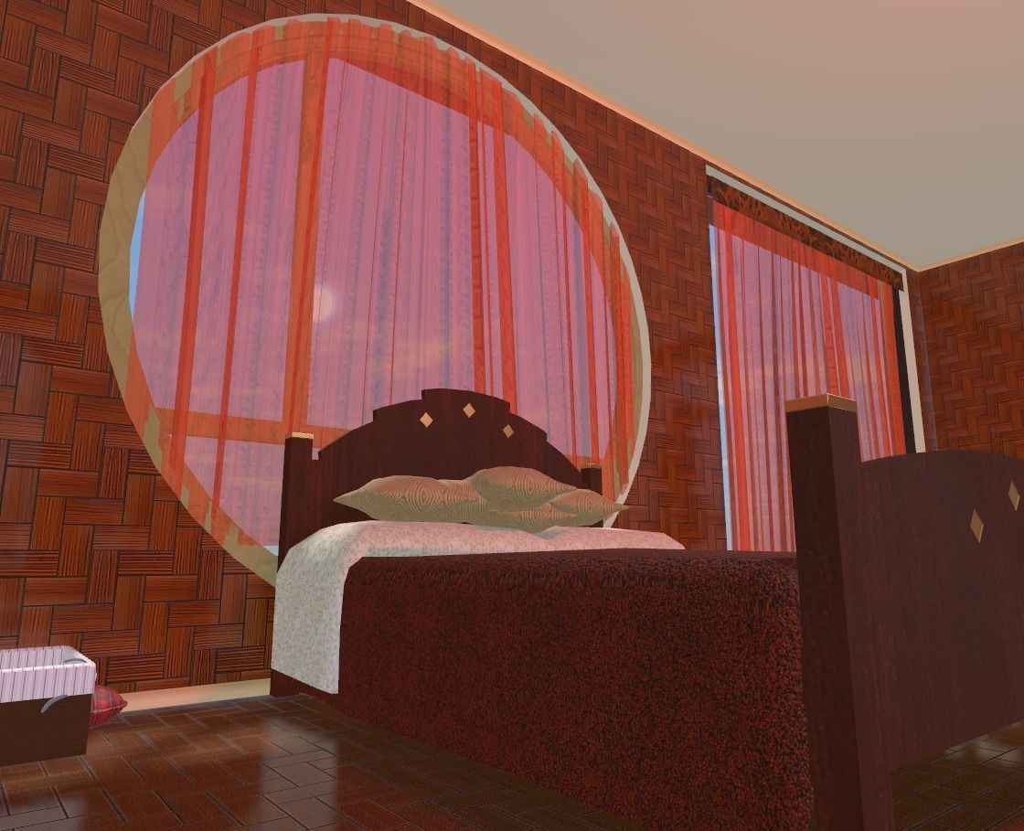 My house Model In montana Low-poly 3D model_34