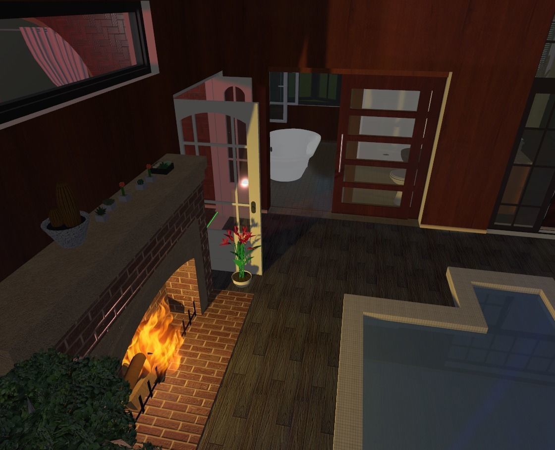 My house Model In montana Low-poly 3D model_23