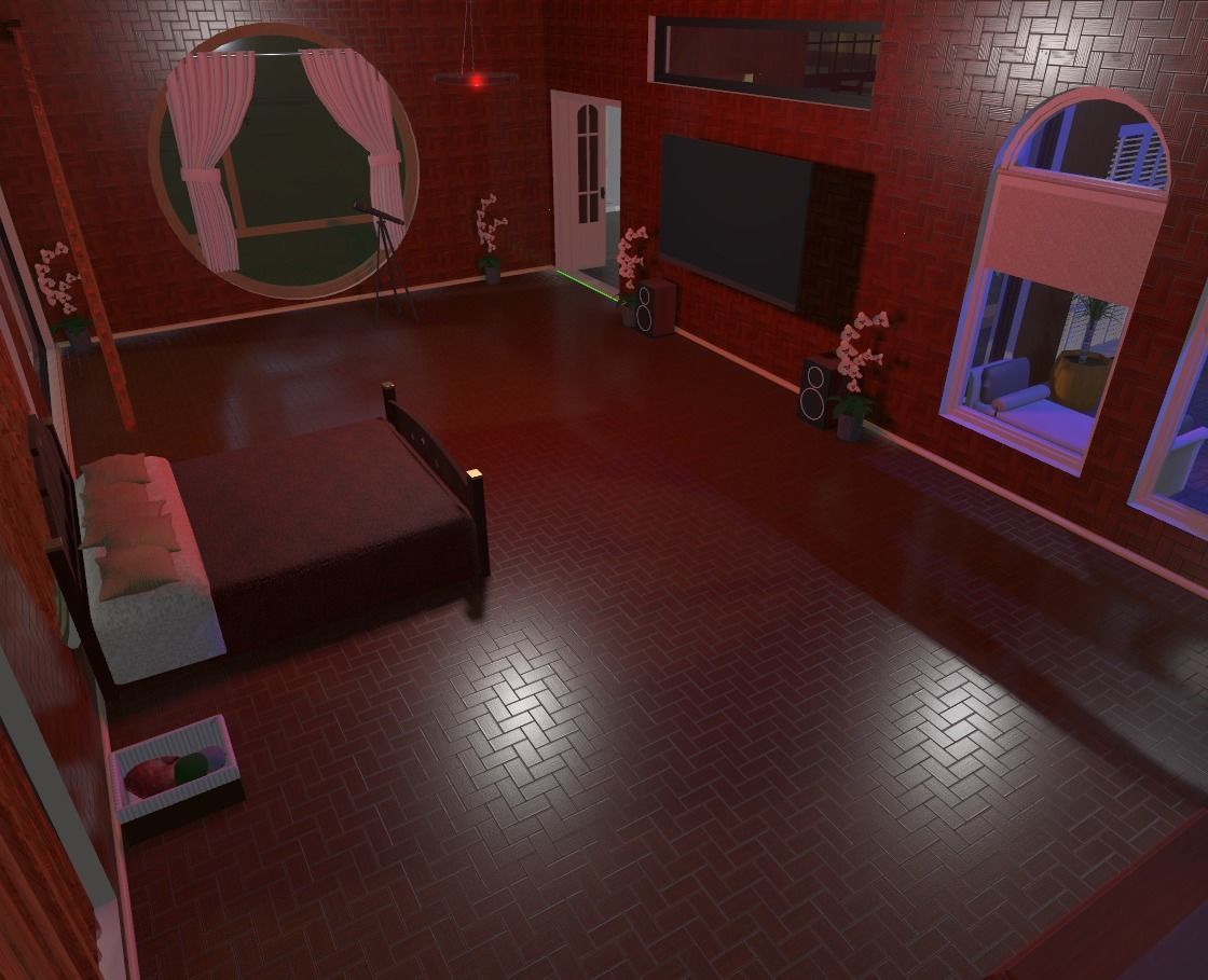 My house Model In montana Low-poly 3D model_46