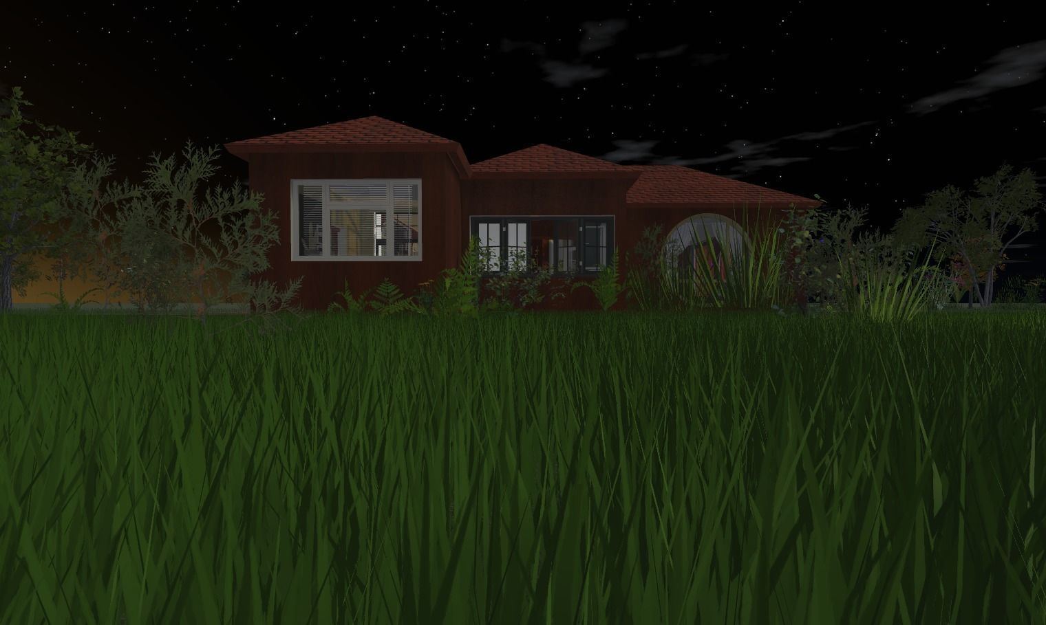 My house Model In montana Low-poly 3D model_61