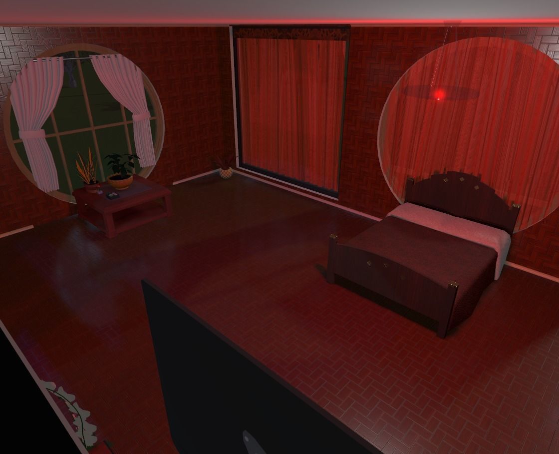 My house Model In montana Low-poly 3D model_36