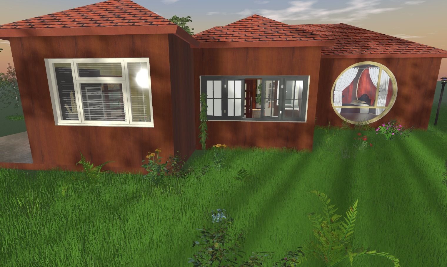 My house Model In montana Low-poly 3D model_71