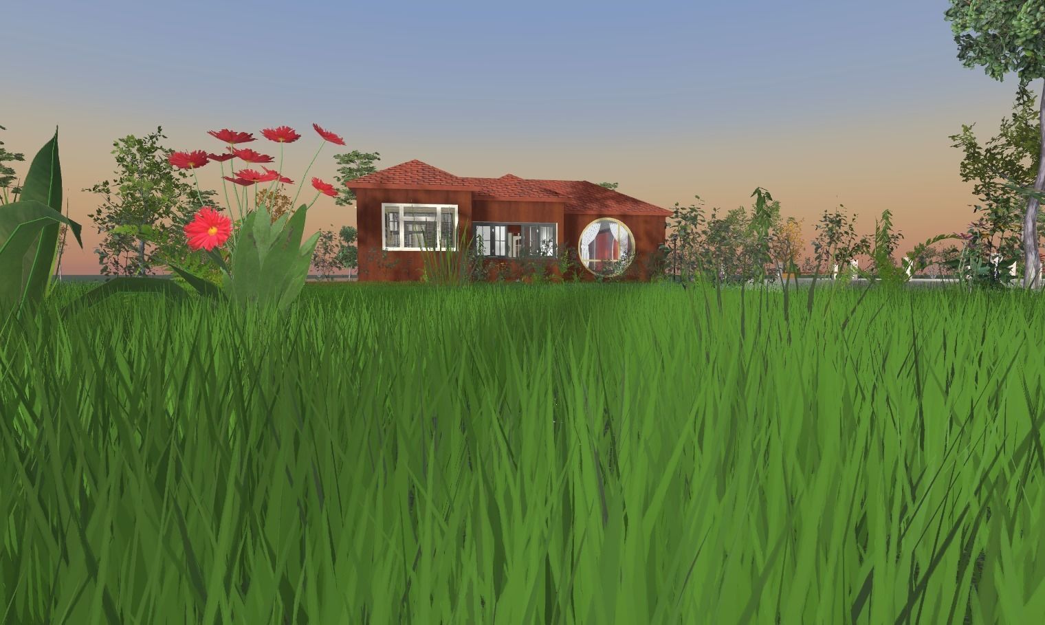My house Model In montana Low-poly 3D model_69
