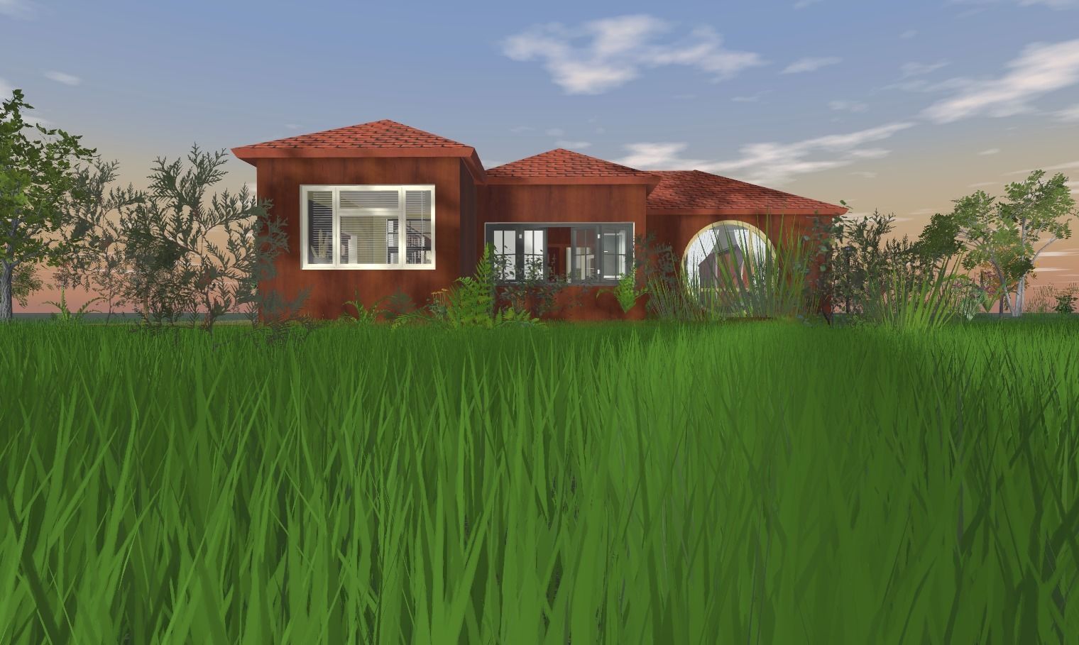 My house Model In montana Low-poly 3D model_70