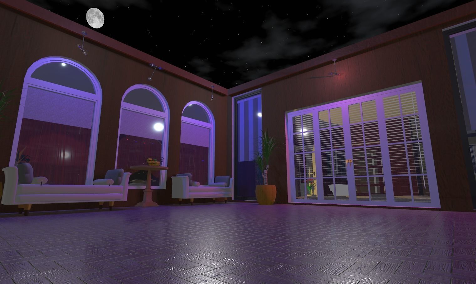 My house Model In montana Low-poly 3D model_30