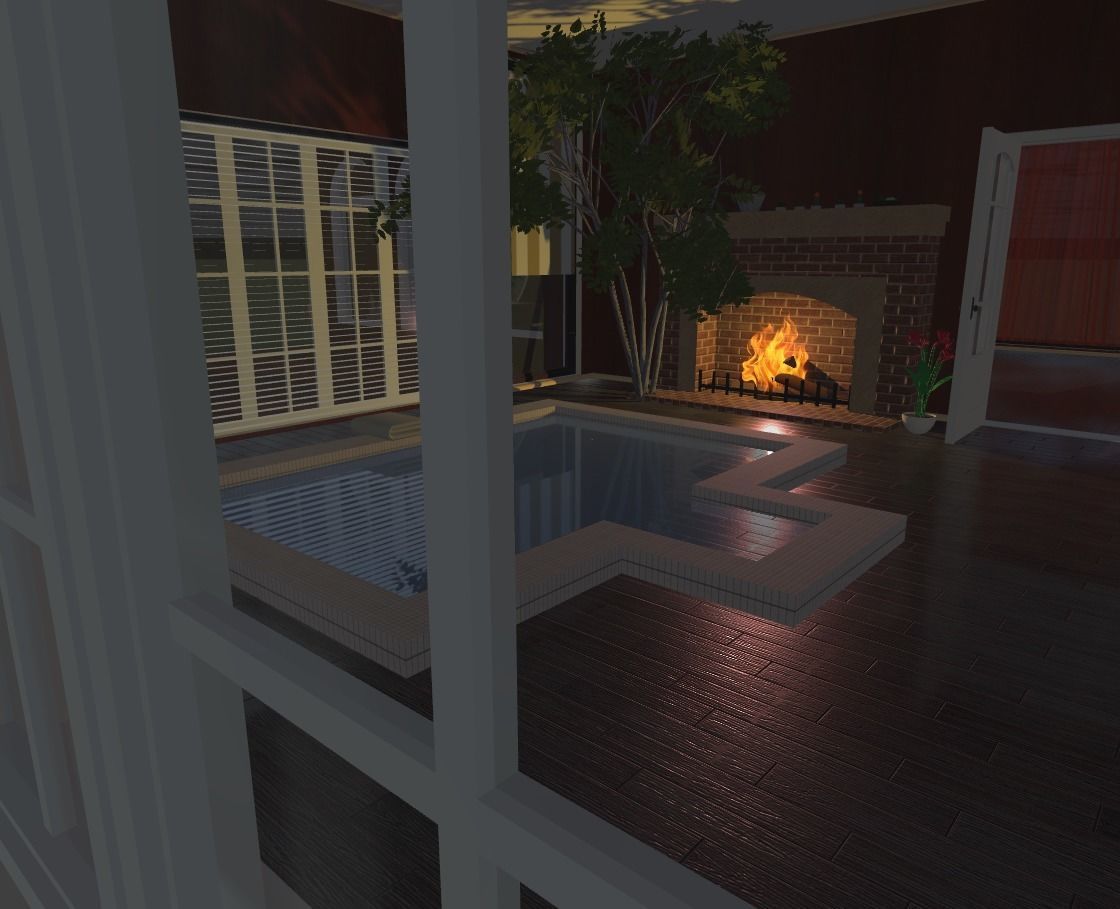 My house Model In montana Low-poly 3D model_19