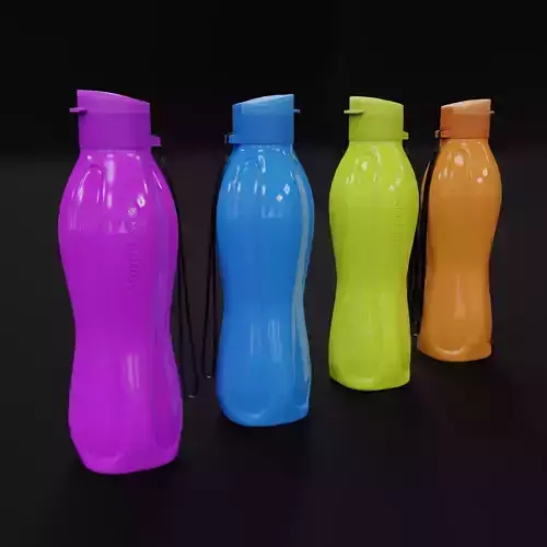 Tupperware bottle with cord