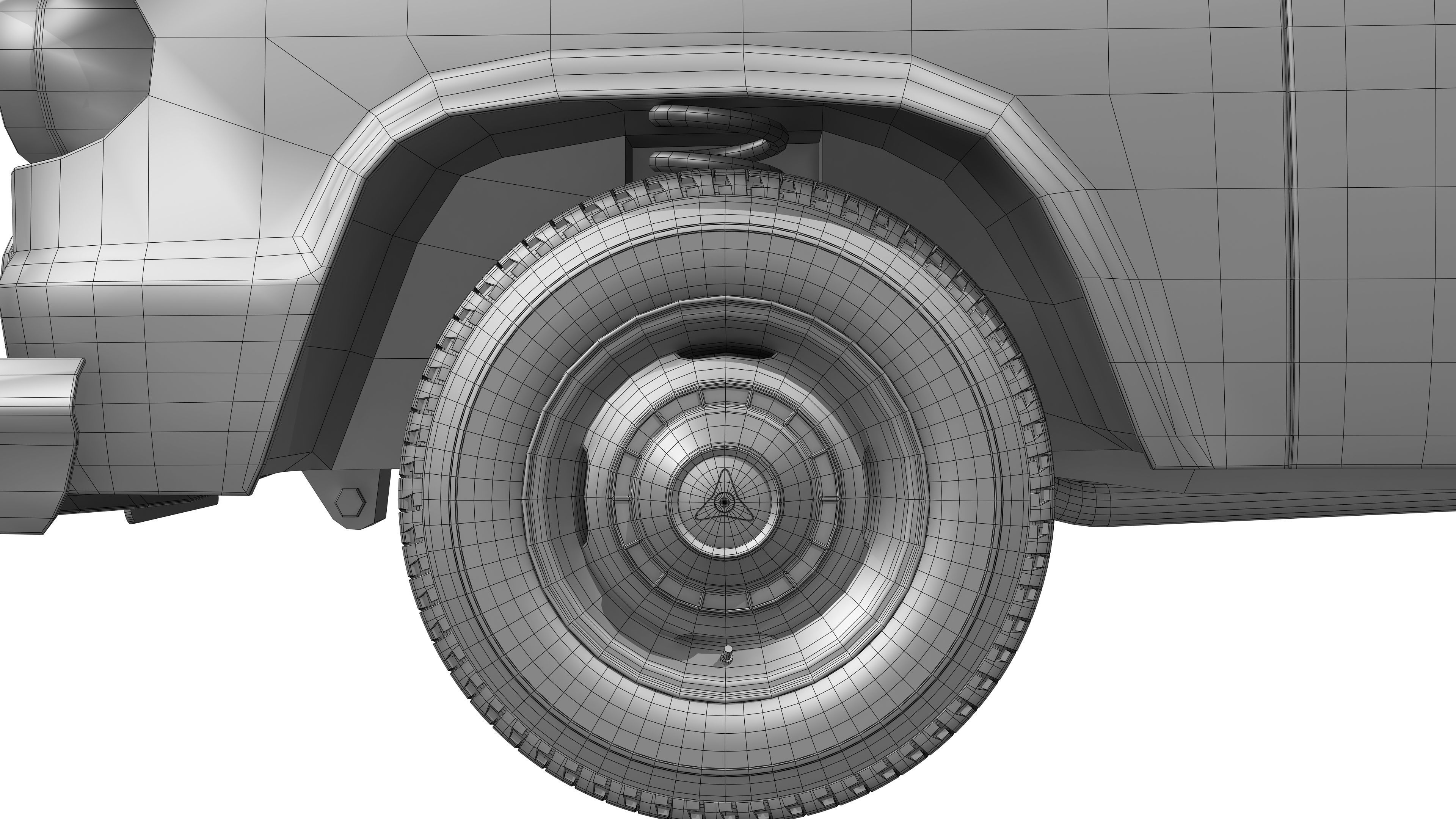 Dodge 100 1960 3D model_20