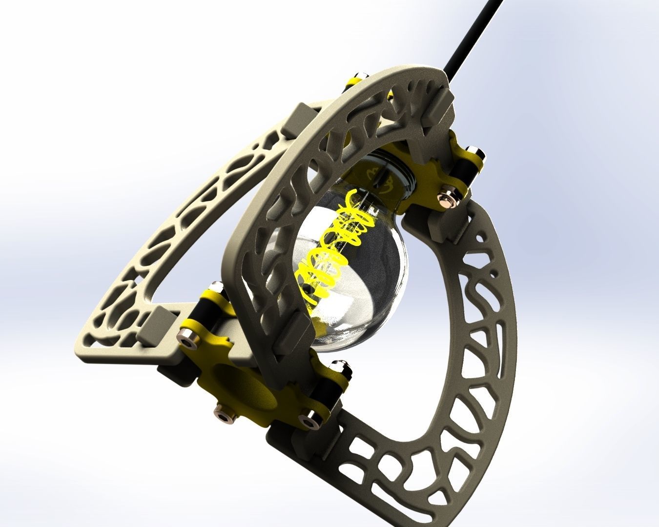 3d model-butterfly lampshade-ready to print 3D print model_5