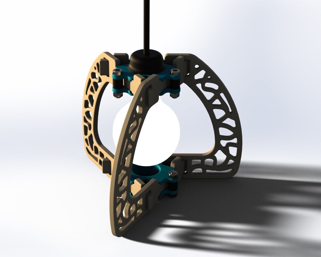 3d model-butterfly lampshade-ready to print 3D print model_4