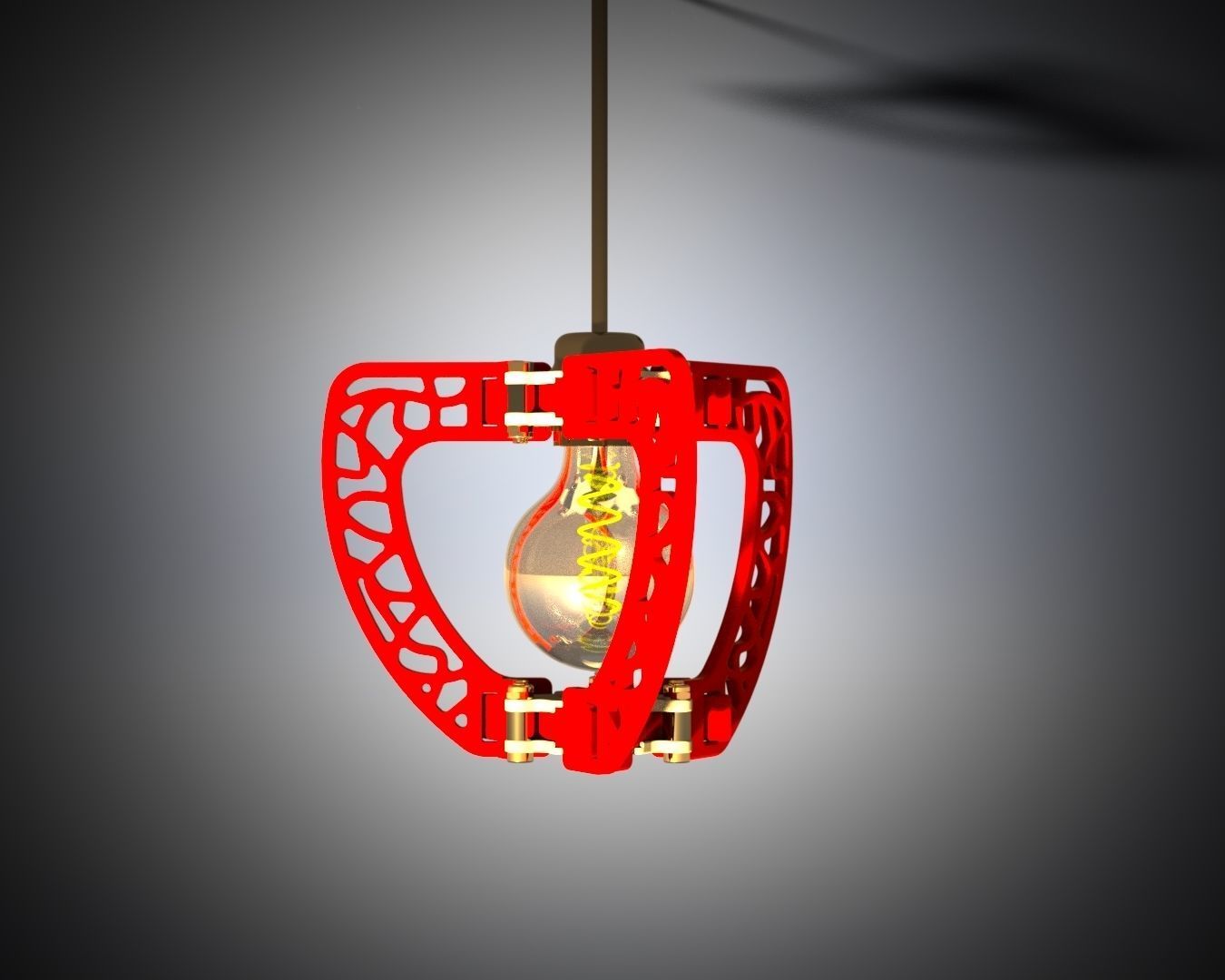 3d model-butterfly lampshade-ready to print 3D print model_9