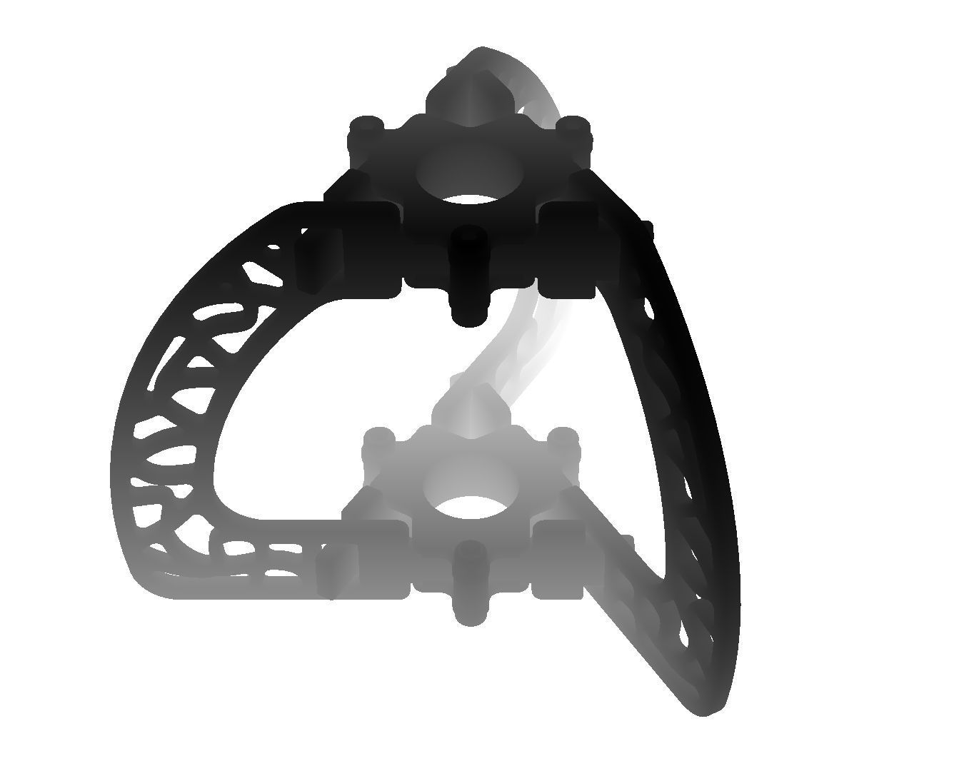 3d model-butterfly lampshade-ready to print 3D print model_21