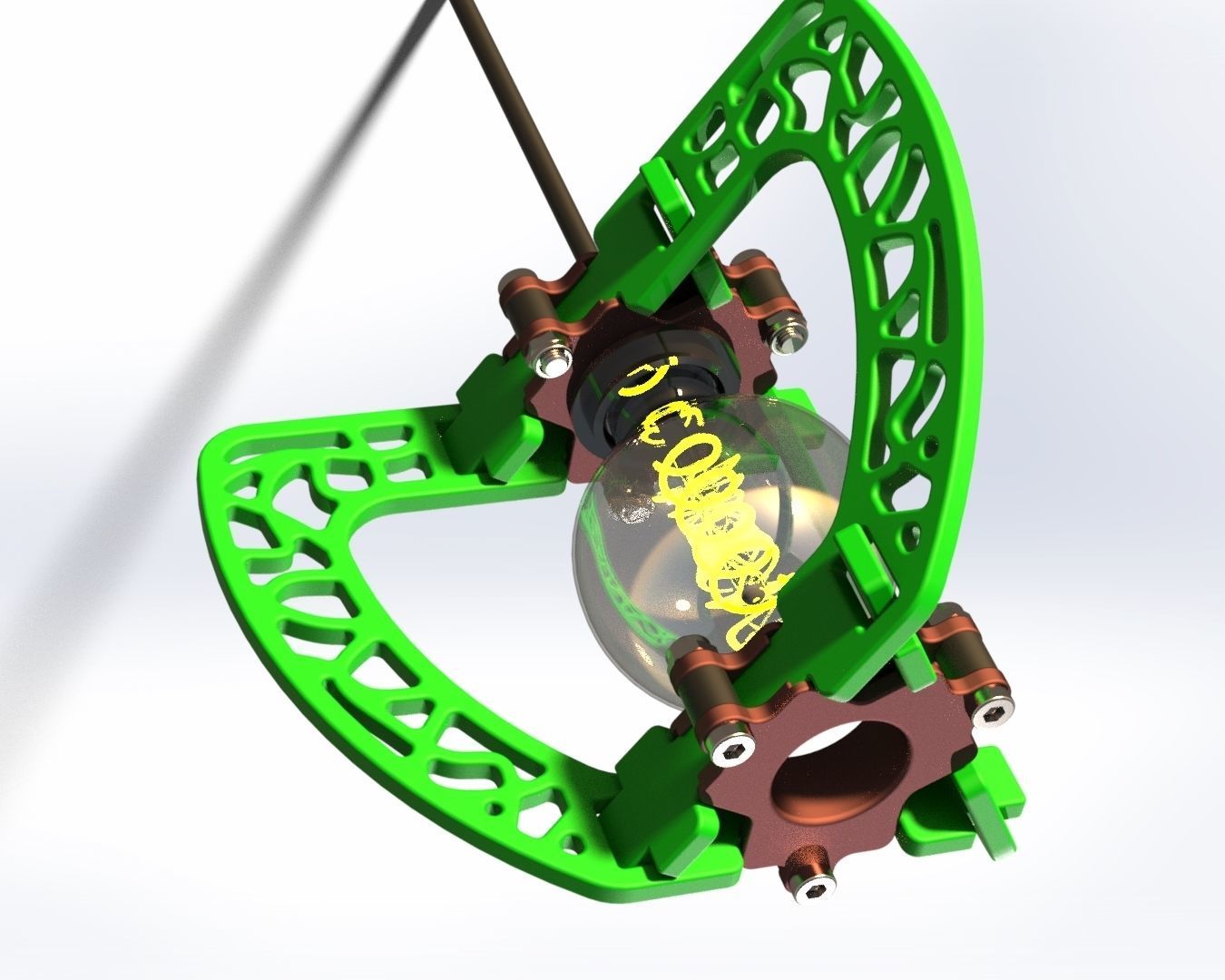 3d model-butterfly lampshade-ready to print 3D print model_8