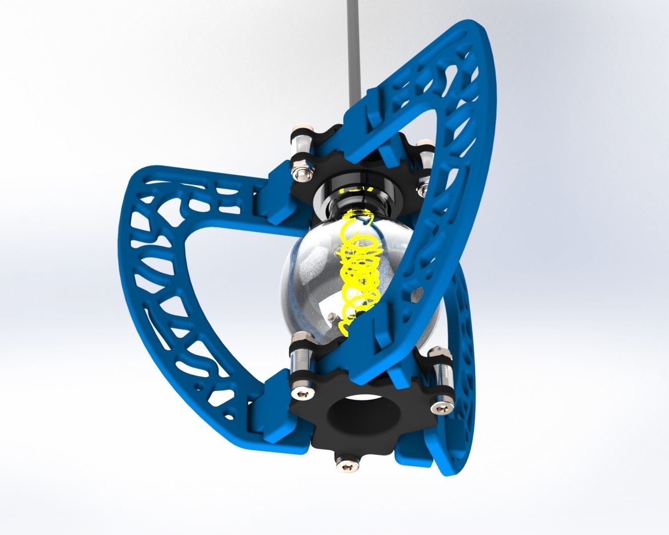 3d model-butterfly lampshade-ready to print 3D print model_6