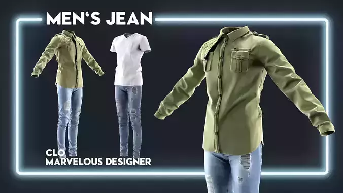 Men Jean Outfit vol 02