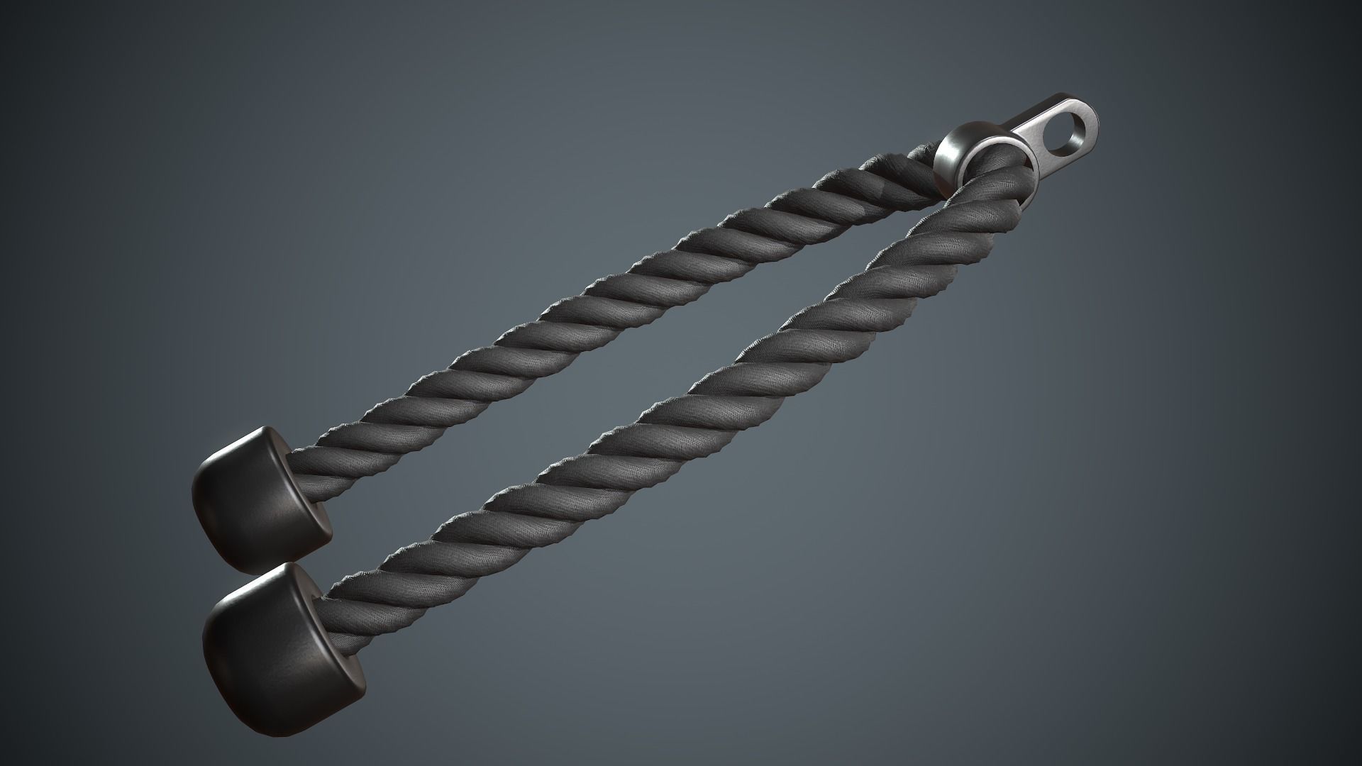 Push Pull Rope Low-poly 3D model_4