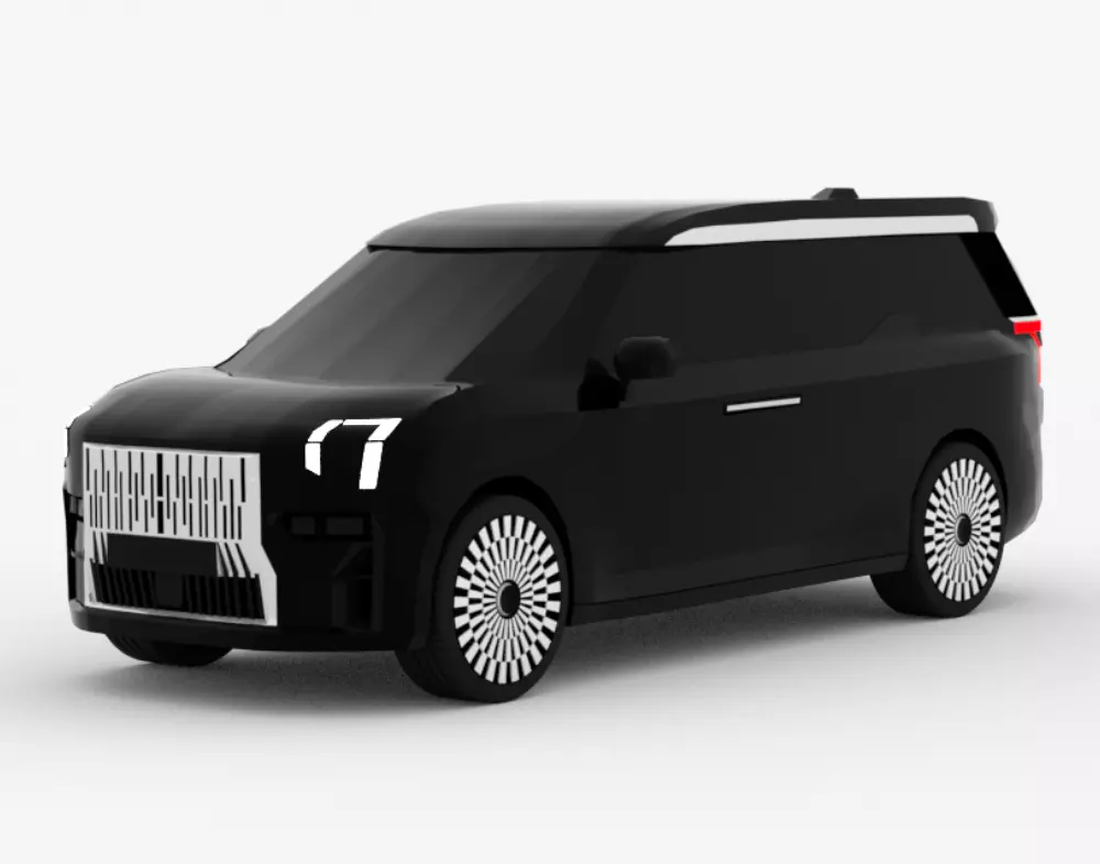 ZEEKR 009 Low-poly 3D model_0