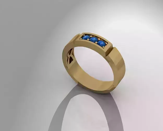 Men ring 3D print model