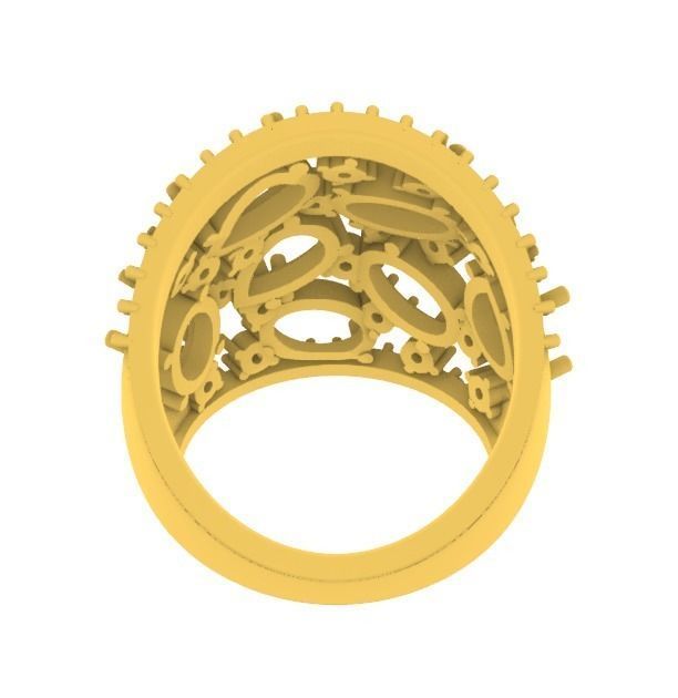 Ring Gems 3D print model_3