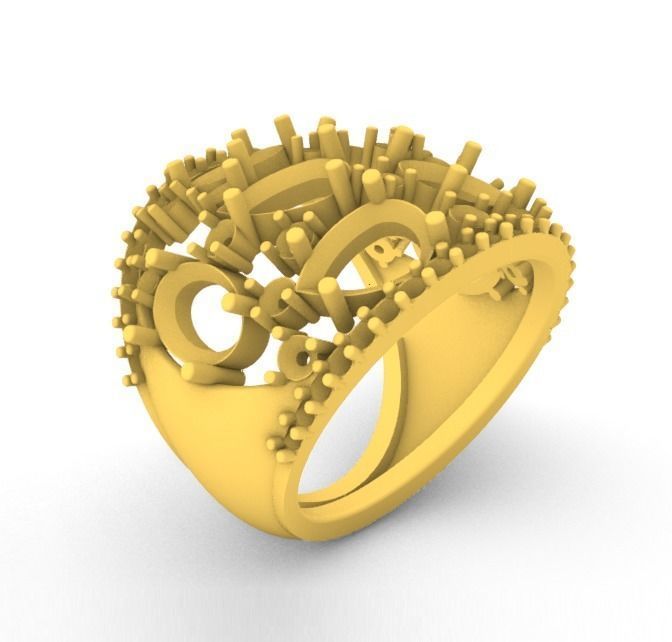 Ring Gems 3D print model_2
