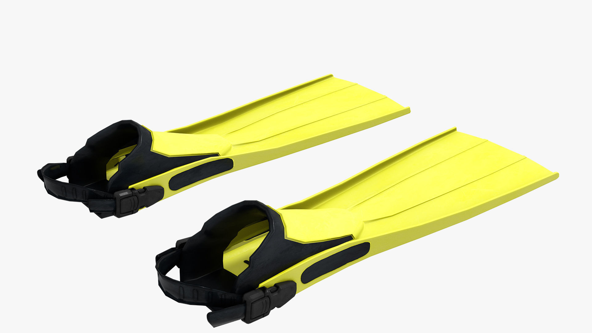 DIVING EQUIPMENT Low-poly 3D model_19