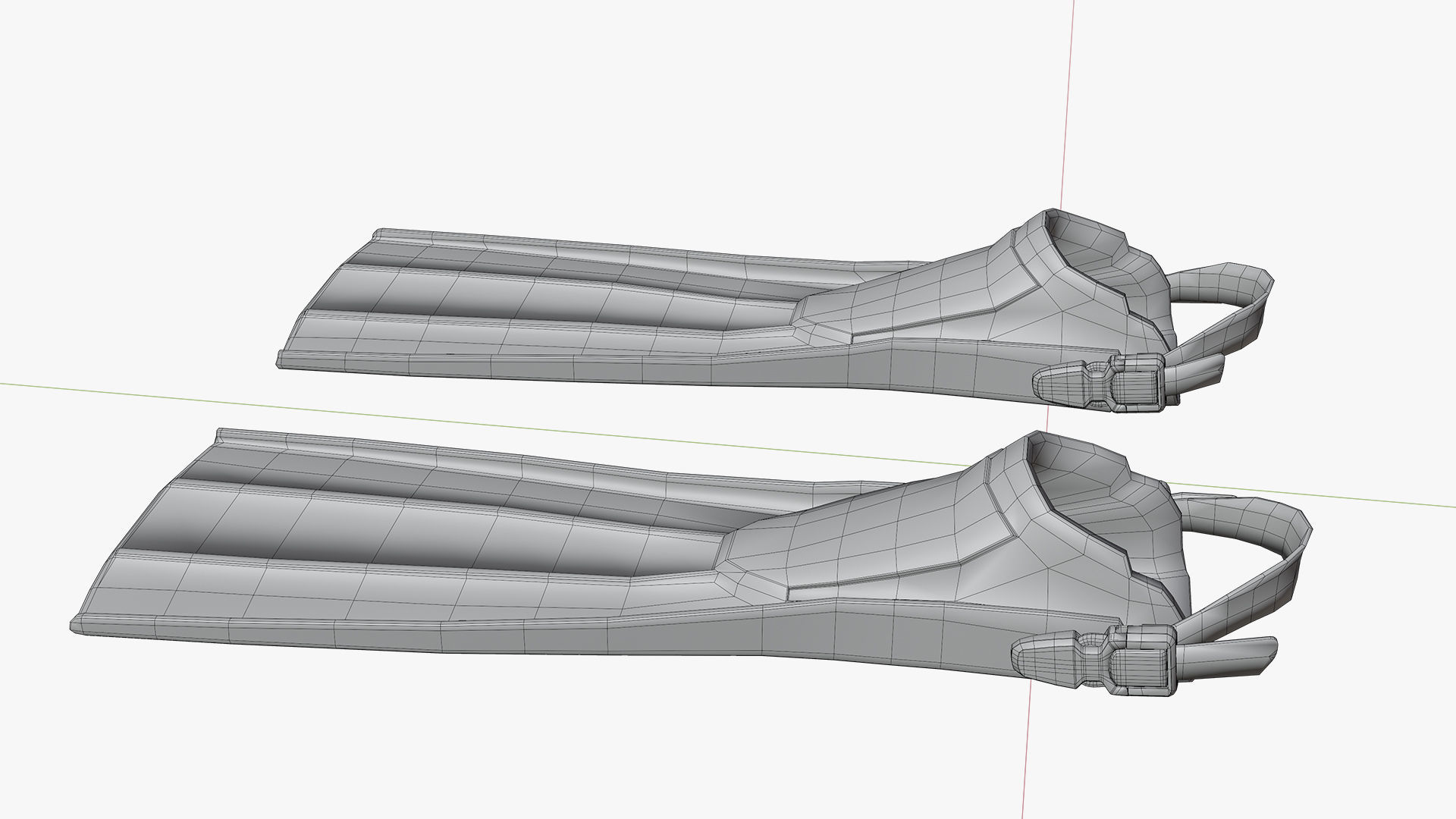 DIVING EQUIPMENT Low-poly 3D model_24