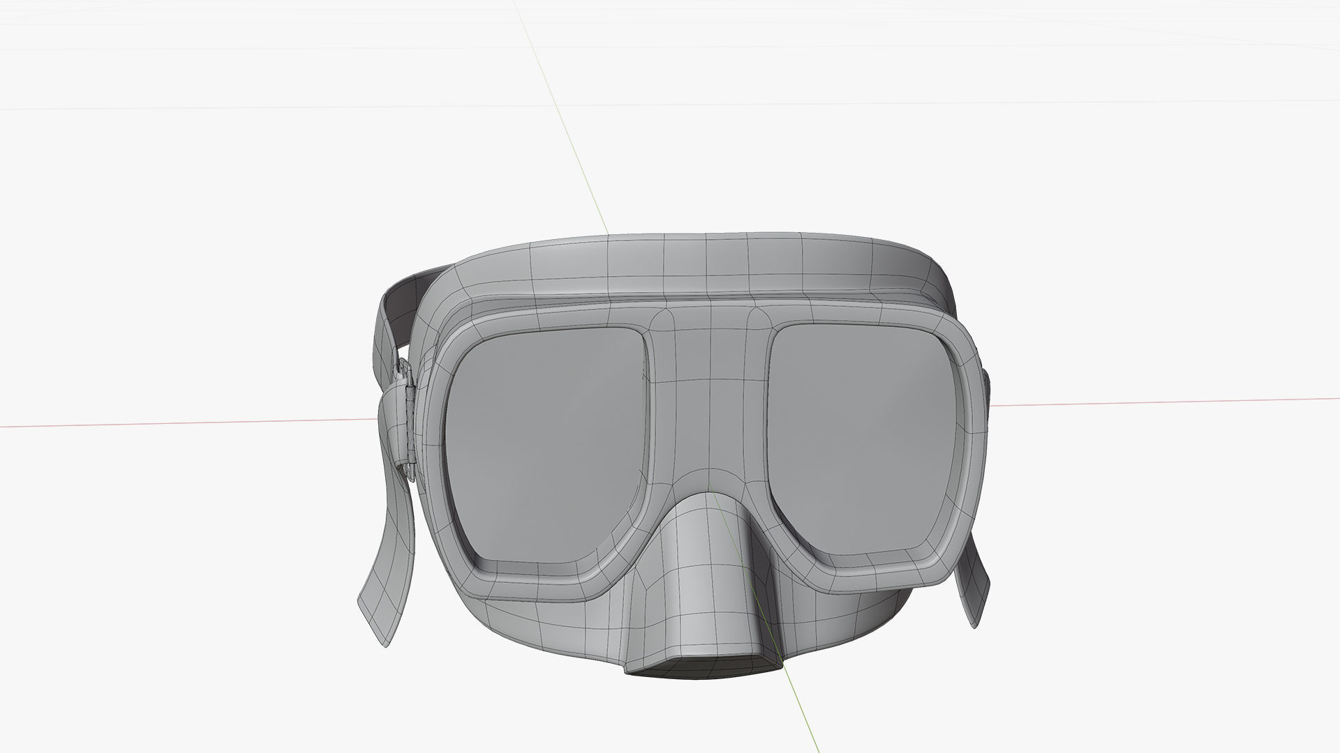 DIVING EQUIPMENT Low-poly 3D model_28