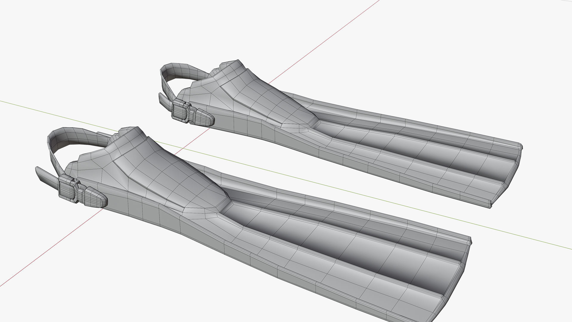 DIVING EQUIPMENT Low-poly 3D model_18