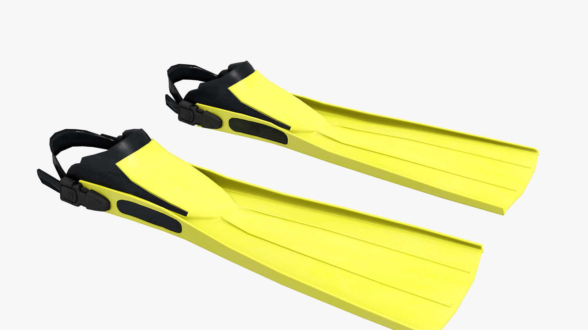 DIVING EQUIPMENT Low-poly 3D model_17