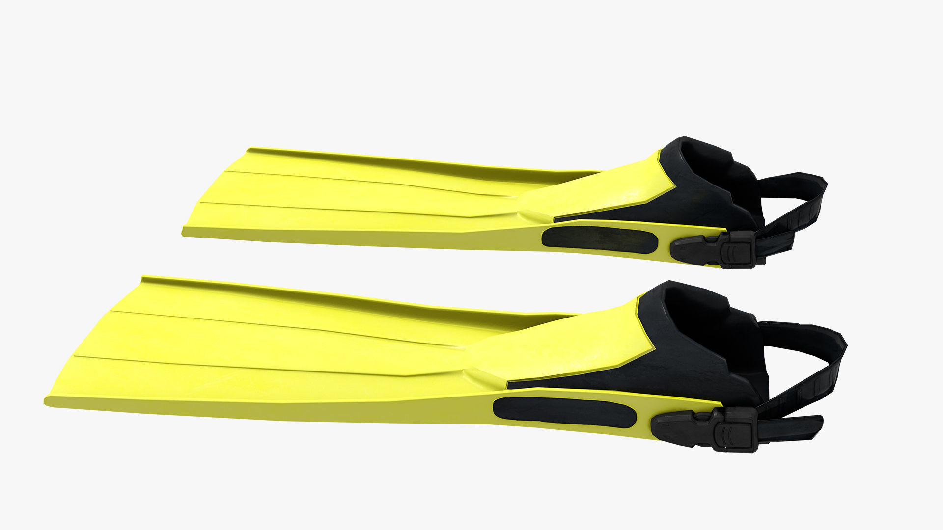 DIVING EQUIPMENT Low-poly 3D model_23