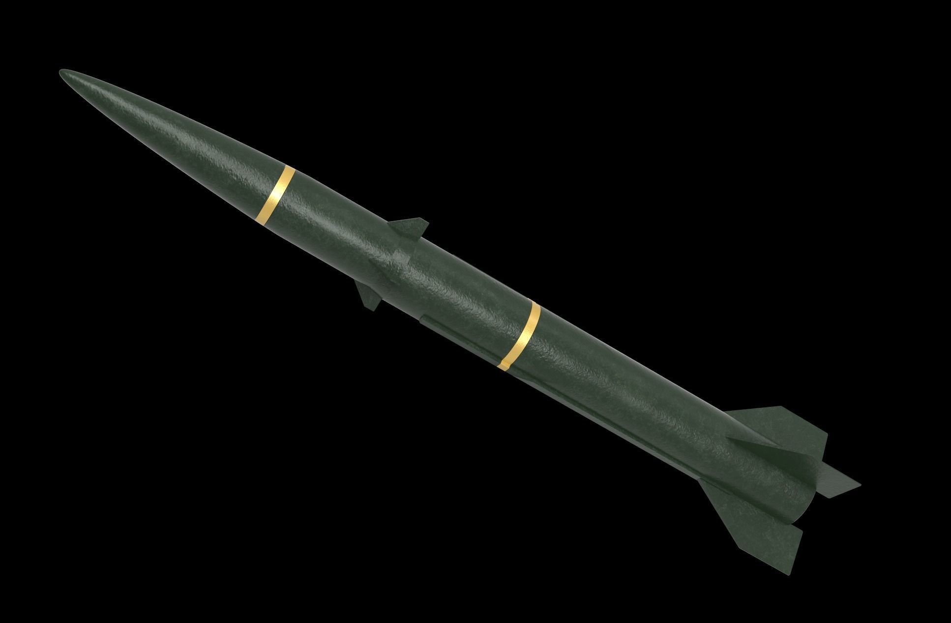 DF-11 Rocket 3D model_1