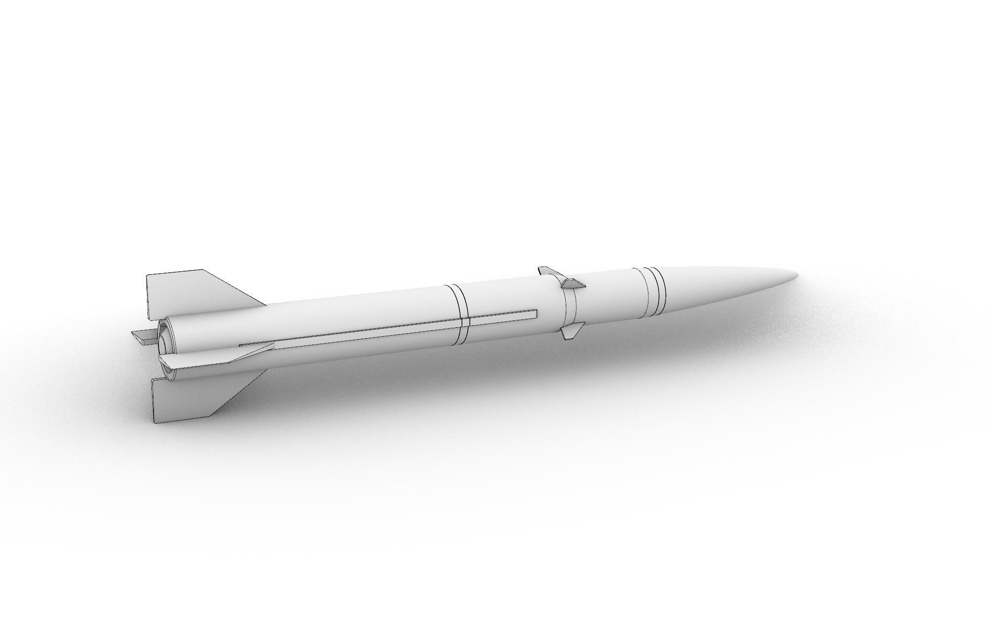 DF-11 Rocket 3D model_2