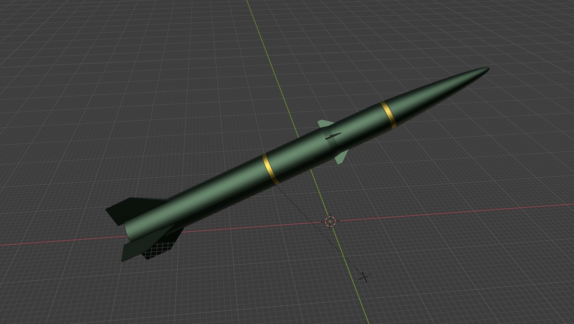 DF-11 Rocket 3D model_4