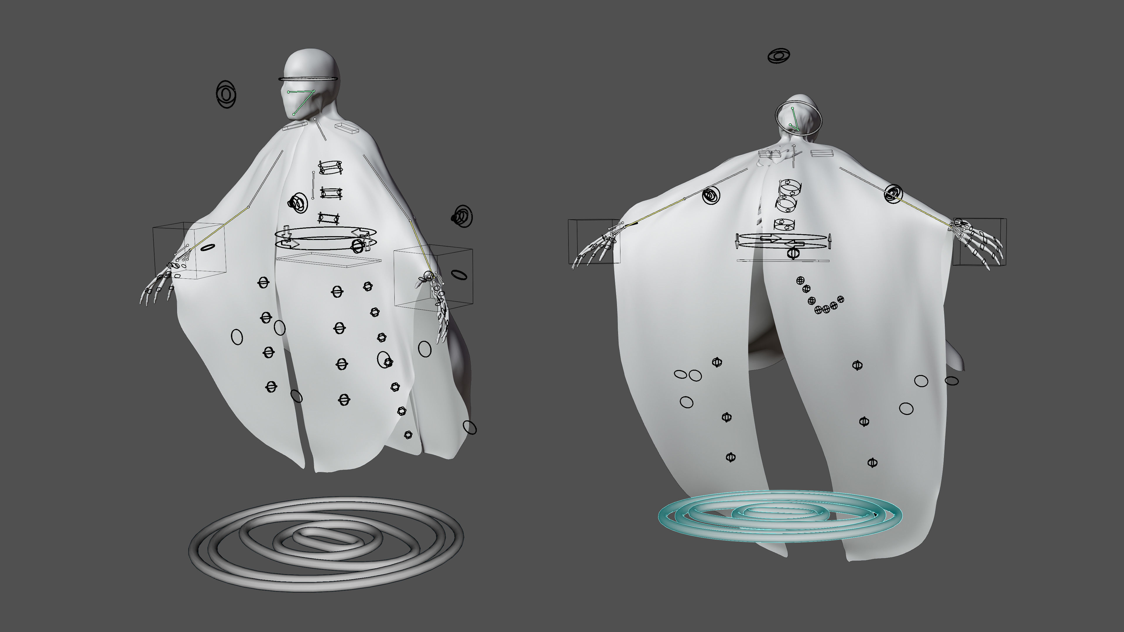 Halloween Creature Character 3D model_10