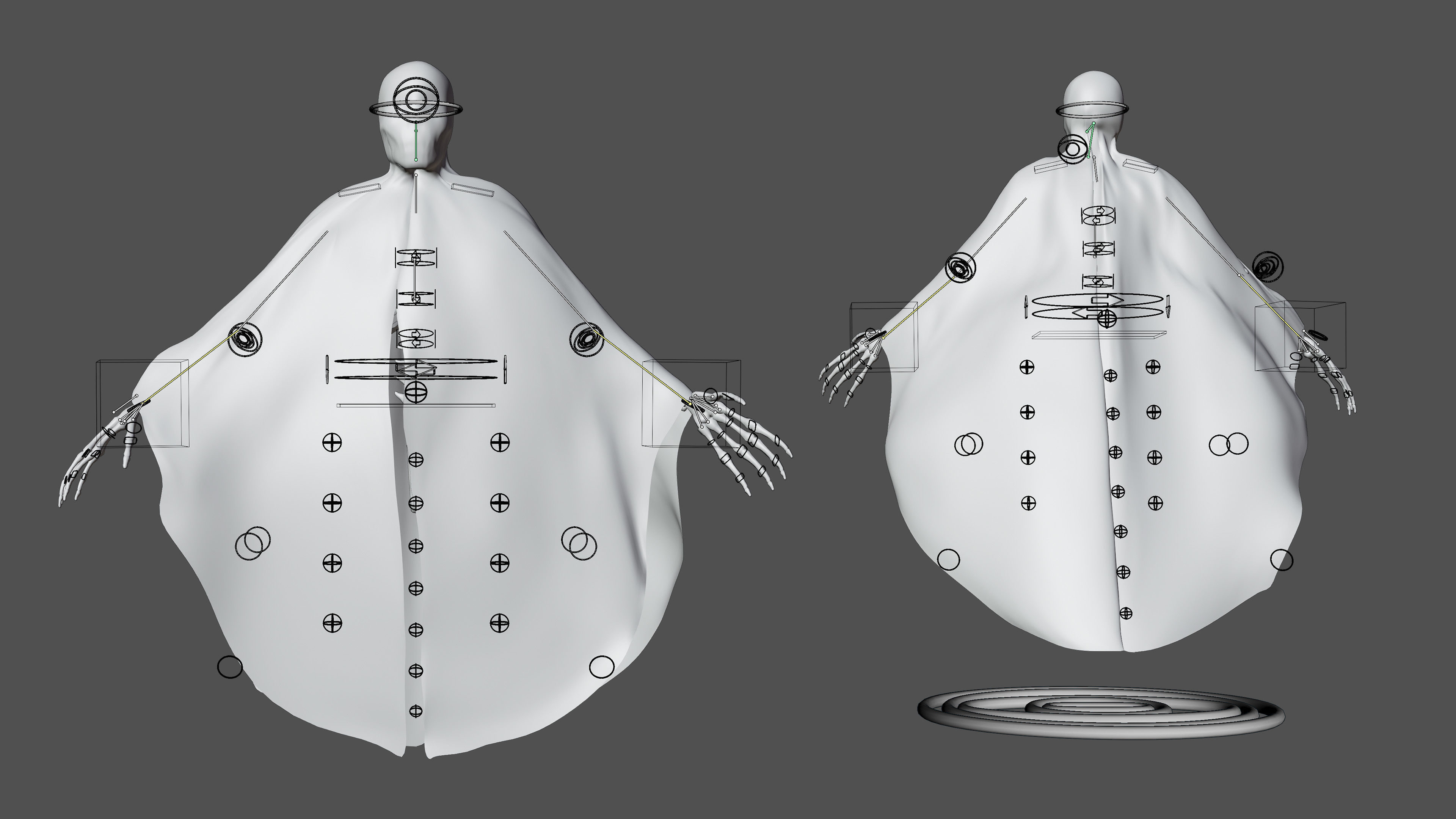 Halloween Creature Character 3D model_3