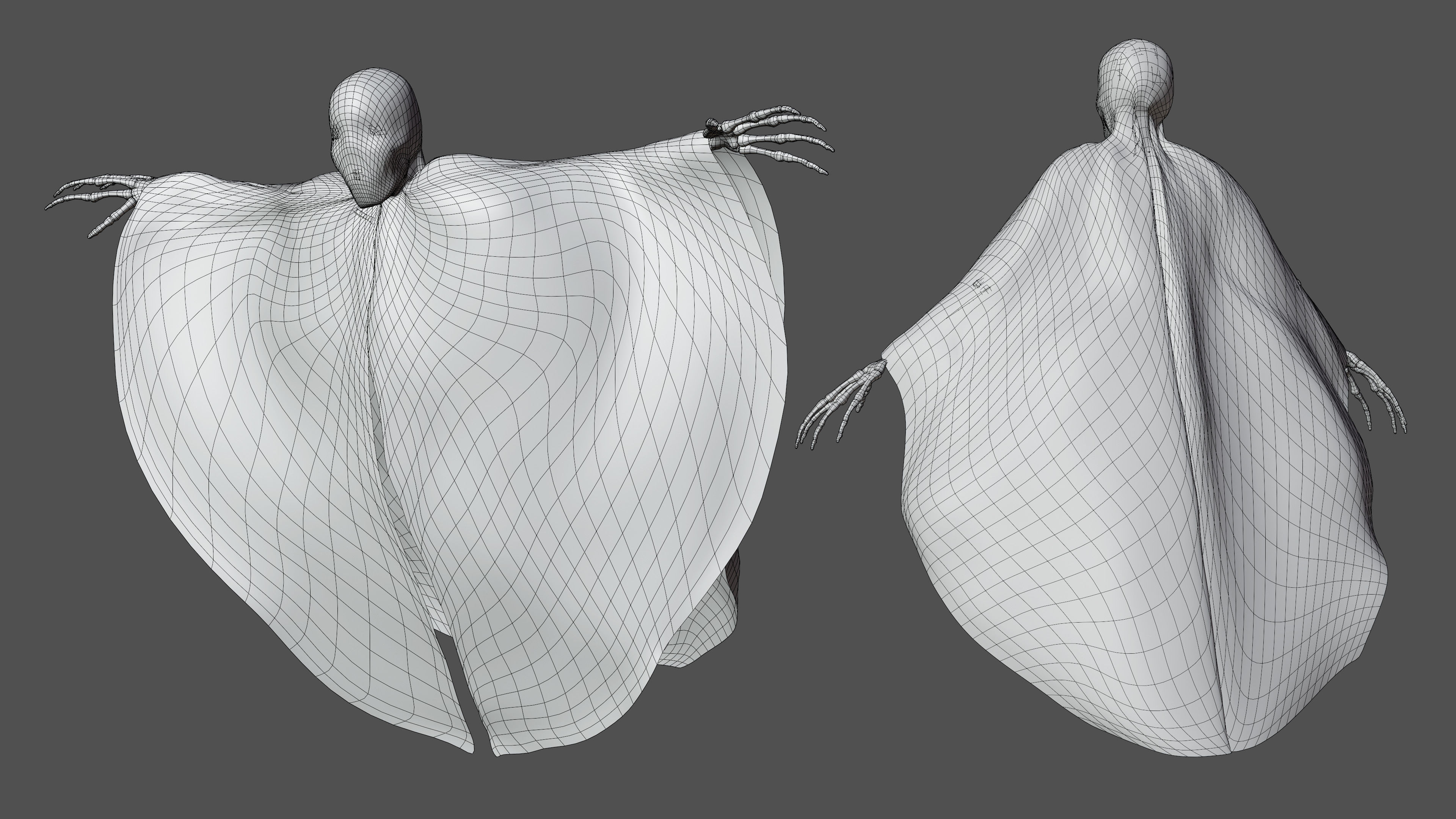 Halloween Creature Character 3D model_8