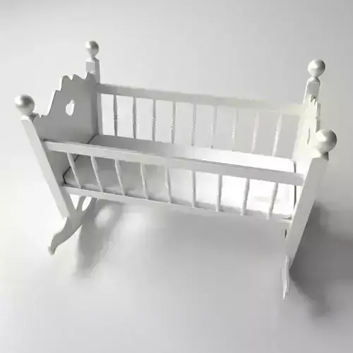 Baby Cradle 3D model