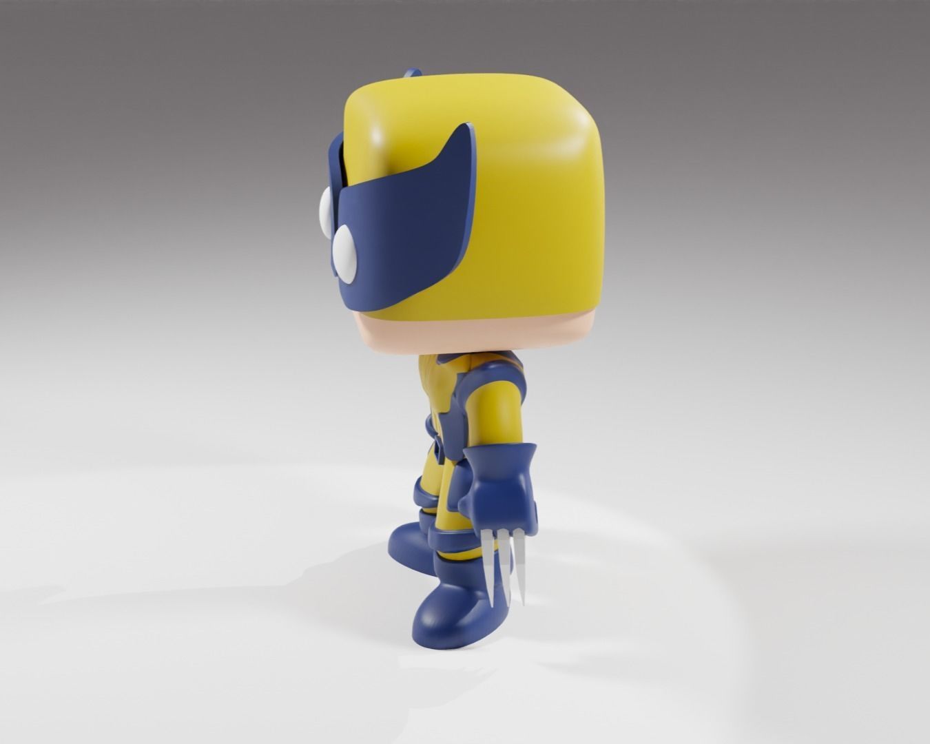 Wolverine from the Deadpool 3 Funko Pop 3d print model 3D model_13