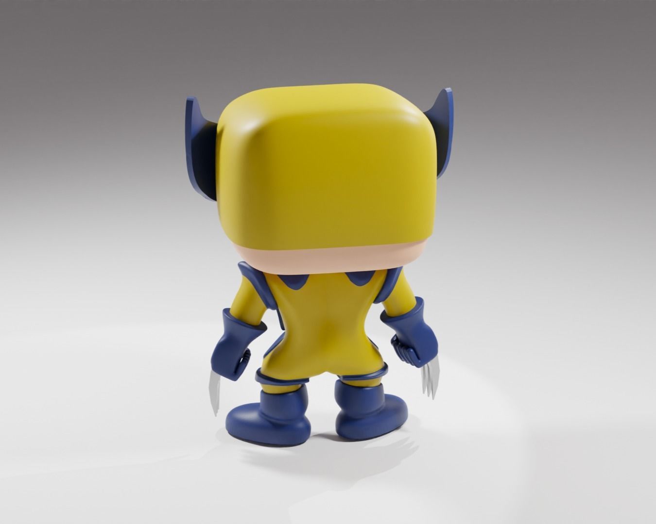 Wolverine from the Deadpool 3 Funko Pop 3d print model 3D model_10
