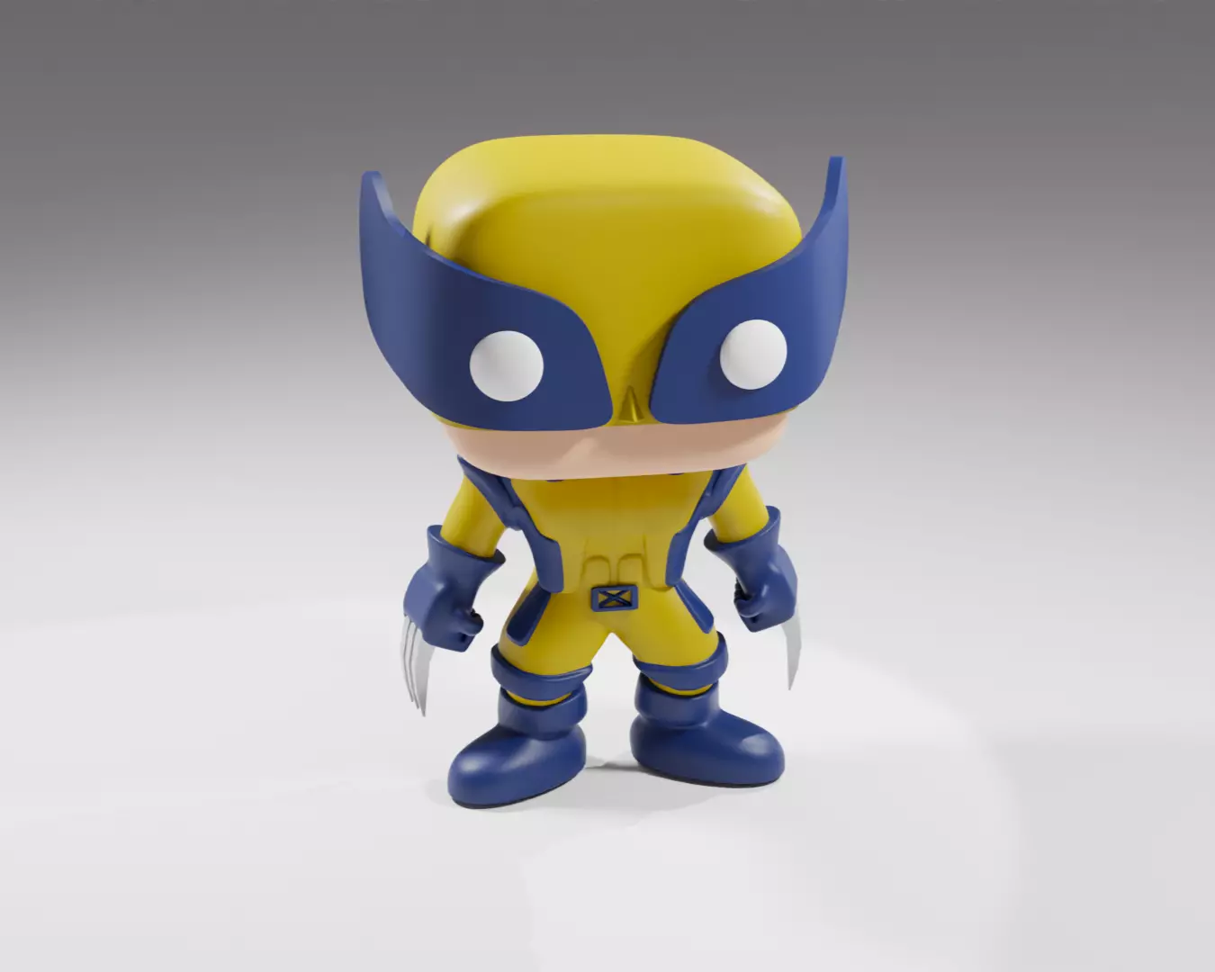 Wolverine from the Deadpool 3 Funko Pop 3d print model 3D model_0