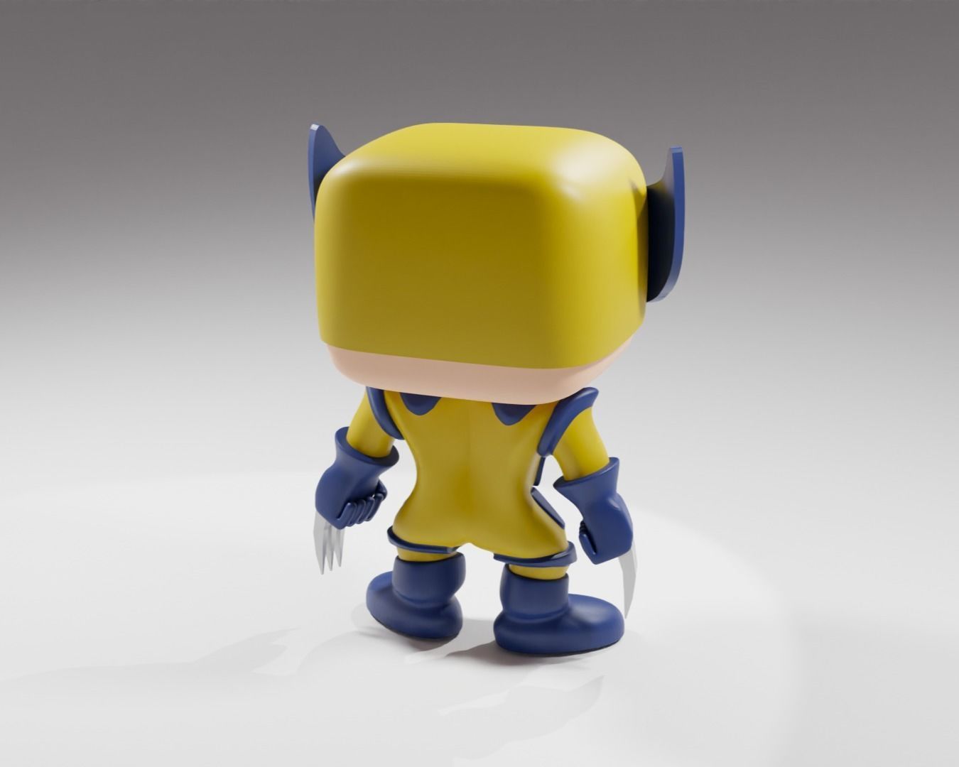 Wolverine from the Deadpool 3 Funko Pop 3d print model 3D model_8