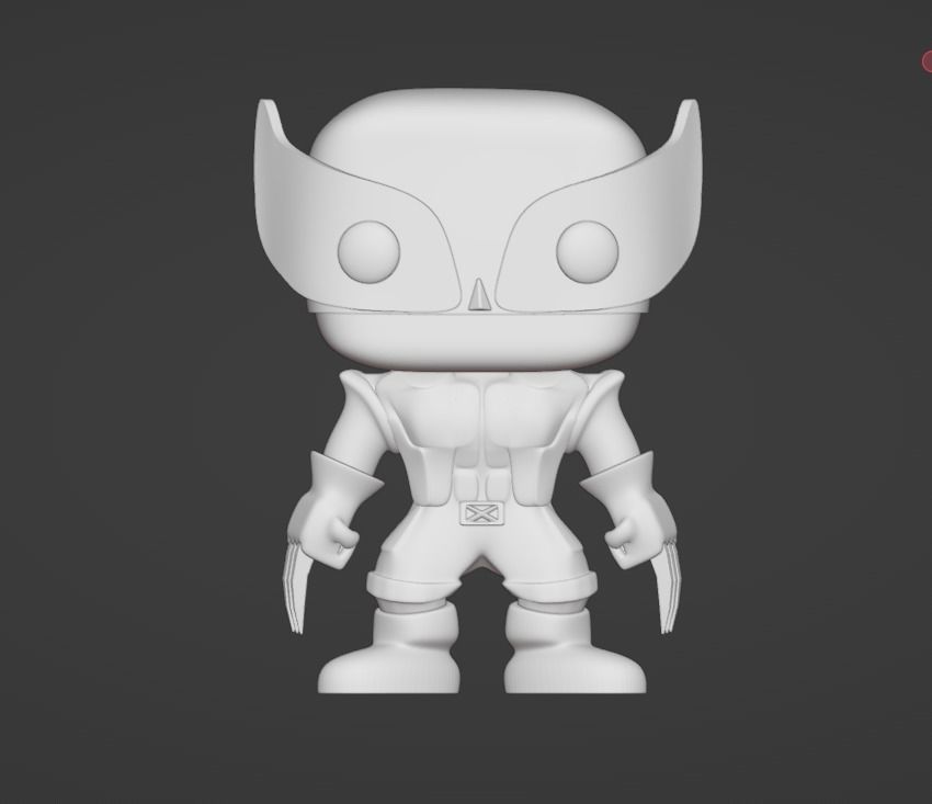 Wolverine from the Deadpool 3 Funko Pop 3d print model 3D model_7